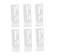 ORFOFE 6 Pièces Code De Montage pour Rails De Rideaux Électriques De Fixation pour Rideaux Métalliques Système De Montage Latéral