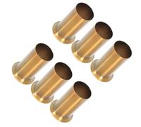 ORFOFE 6 Pièces Couvercles de Douilles pour Lampes Suspendues Métal Bronze Antique Protections Anti-goutte pour Lampes à Bougie de Lustres Européens Accessoires Compatibles pour