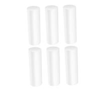 ORFOFE 6 Pièces Cylindres Mousse Ronde pour Décorations Tubes Polystyrène Blancs pour Bricolage DIY Accessoires Créatifs pour Noël Mariages et Fêtes
