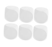 ORFOFE 6 Pièces Dés à Écrire Mousse EVA Blanche pour Garçon Fille Blocs Créatifs à Peindre pour DIY Fêtes et Décorations Jeux Expression Artistique