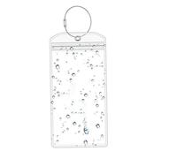 ORFOFE 6 pièces Étiquette Bagage Transparente PVC Porte-nom Compact et Léger Étiquettes Suspendues pour Valise Sac à Dos et Bagages de Voyage Identification Sécurisée