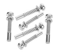 ORFOFE 6 Pièces Loqueteau Ressort pour Lit Verrou à Ressort pour Barrière Loquet de Fermeture Flexible et Solide Kit de Remplacement Facile à Installer