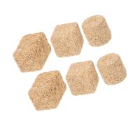 ORFOFE 6 pièces Mini Balles de Foin Réalistes pour Décor Western et Ferme Accessoires DIY pour Maison de Poupée Jardin et Artisanat Rustique