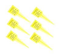 ORFOFE 6 Pièces Pluviomètre de Jardin Transparent Mesure Précise des Précipitations Outil Compact et Résistant pour Pelouse Cour et Agriculture Facile à Lire