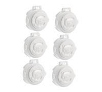 ORFOFE 6 pièces Protection Boutons Verrouillage Sécurité pour Lave-linge et Voiture Protection Garçon Fille Démarrage Rapide Interrupteur Frein Stable Set Complet