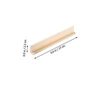 ORFOFE 6 pièces Support Domino Bois Plateau Réutilisable DIY pour Jeu de Dominos Base Daffichage Bois Lisse Rangement Pratique pour Jeux de Construction et Éducation Garçon Fille
