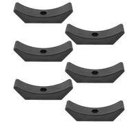ORFOFE 6 pièces Support Haltères Robuste et Résistant à Usure Accessoire de Remplacement pour Rack de Gym Support Sécurisé pour Haltères avec Fixation Hexagonale Protection Antidérapante