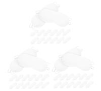 ORFOFE 60pièces Masques De Sommeil Jetables Satin Couvre-yeux Légers Et Confortables Parfaits Pour Voyage Relaxation