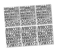 ORFOFE 6feuilles Autocollants Lettres Pour Diy Sticker Mural Alphabet Autocollants Éducatifs Pour Chambre Crèche Jardin Garçon Fille