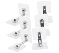 ORFOFE 6pcs Fixations de Meubles Anti-basculement Sécurité des Bébés, Kit de Sécurité pour Armoires et Bibliothèques en Acier Inoxydable et Acrylique