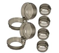 ORFOFE 6pièces Couvre Boutons De Cuisinière Pour Garçon Fille Sécurité Housse Anti-accident Pour Et Four Prévention