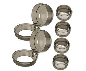ORFOFE 6pièces Couvre Boutons De Cuisinière Pour Garçon Fille Sécurité Housse Anti-accident Pour Et Four Prévention