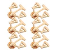 ORFOFE 6pièces Epingle de Revers Forme de Balance pour Homme Broche de Costume Métal Insigne de Revers pour Chemise ou Veste Lot de Épingles de Col Juridique