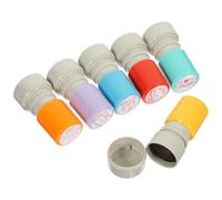 ORFOFE 6pièces Tampons Enseignant Auto-encreurs Tampons Anglais pour Évaluation Scolaire Encouragements pour Devoirs Fournitures Pédagogiques pour Enseignants Couleur Couleur Aléatoire