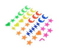 ORFOFE 72 pièces Perles pour Rayons de Vélo Plastique Clips Faciles à Installer Décoration Colorée pour Roue Lot de Accessoires Pratiques et Durables pour Vélo Garçon Fille