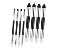ORFOFE 8 pièces Blending Brushes Set Double Headed Sponge Sketch Brush For Artists Washable Drawing Accessory For Highlighting Detailing And Correction In Drawing And Pastel Art