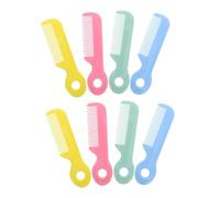 ORFOFE 8 Pièces Brosse à Cheveux Garçon Fille Peigne Doux à Bouts Ronds Soin Chevelu Sensible Nés et Tout-petits Brosse de Coiffage Sécurisée pour Filles et Garçons