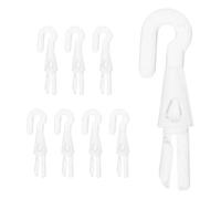 ORFOFE 8 Pièces Embout de Baguette D'inclinaison Aveugle en Plastique | Clip de Retenue pour Stores, Pièce de Remplacement, Ajustement Facile, Usage Polyvalent, Matériel de Fenêtre