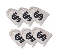 ORFOFE 8 pièces Sachets Pirate Toile Réutilisables pour Fêtes Anniversaire et Thèmes Pirates Sacs à Cordon et Durables pour Bonbons et Halloween