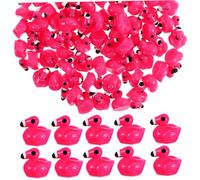 ORFOFE 80 Pièces Mini Flamingo Décor Résine Figurines Miniatures pour Jardin Maison de Poupée Bureau et Paysage Ornements Micro Paysage