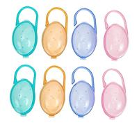 ORFOFE 8pièces Boîte De Rangement Pour Tétines Étui Plastique Portable Pour Conteneur De Sucettes Et Pratique Garde Tétines Et Sécurisées