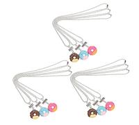 ORFOFE 9 pièces Collier Donut Adorable Danniversaire pour Meilleures Pendentif et pour et Style