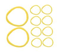 ORFOFE 96 Pièces Weaving Loom Loops Refill Pack Elastic Stretchy Bands for Craft DIY Potholders and Bracelets