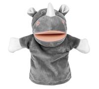 ORFOFE à Main Rhinocéros Peluche Douce et Confortable pour Jeux de Rôle et Contes