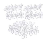 ORFOFE Abat-Jour 5Mm pour Guirlandes Lumineuses LED, Lot de 80 Pièces Fleurs de Cerisier en Plastique Transparent, Accessoires de Remplacement pour Décorations Festives et Extérieures