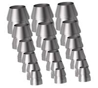 ORFOFE Accessoires De Cales Métalliques 18 Pièces pour Marteau, Cales De Renfort en Fer, Adaptées Aux Travaux De Menuiserie Et Construction