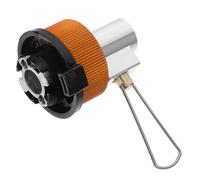 ORFOFE Adaptateur Bouteille Gaz Étanche avec Bouton de Sécurité Convertisseur Compact pour Cartouches Camping Fiable et Résistante