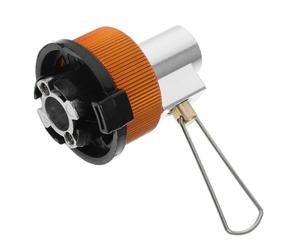 ORFOFE Adaptateur Bouteille Gaz Étanche avec Bouton de Sécurité Convertisseur Compact pour Cartouches Camping Fiable et Résistante