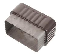 ORFOFE Adaptateur de Descente de Gouttière en Alliage d'Aluminium 50X80 Raccord de Drainage Multifonctionnel Antirouille pour Tuyau de Descente Compatible et Systèmes Couleur Aléatoire