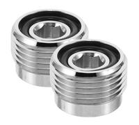 ORFOFE Adaptateur Valve Din vers Yoke 2 Pièces 230 Bars Résistant Compact pour Bouteille de Plongée sous-Marine Usage Professionnel et Loisirs