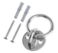 ORFOFE Ancrage Mural et Plafond Acier Inoxydable Disque Fixe Résistant pour Sangles de Suspension Anneaux de Gymnastique en Suspension et Corde de Combat Accessoire Musculation