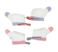 ORFOFE Anti Pouce Enfant 6 Paires Anti-manger Se Ronger Les Ongles Enfant En Âge Arrêt De La Succion Du Pouce Des Enfants Vernis Anti Rongement Des Ongles Protège-pouce Bouchon Main Nylon Blanche