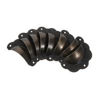 ORFOFE Antique Poignée de Tiroir Fer Vintage de Coquillage, 8 Pièces