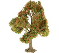 ORFOFE Arbre Miniature Automne 12 CM avec Socle Plastique Solide Décoration pour Dioramas Micro-Paysages et Table à Sable Plante Artificielle pour Loisirs Créatifs et Jardins