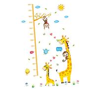 ORFOFE Autocollant Mural De Mesure De Pour Garçon Fille Décalcomanie Amusante Et Décorative Pour Chambre Stickers Animaux Amovibles Décoration Pratique Pour Maison Chambre à Coucher