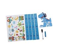 ORFOFE Autocollant Mural Éducatif Pour Bébé Règle De Croissance Dinosaure Mobile Pour Garçons Et Filles Décoration Amusante