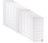 ORFOFE Autocollants pour Agenda Familial 365 Jours pour Planification Quotidienne et carnet de Notes, Papier, 1 Set, Autocollants Auto-adhésifs pour écriture de journaux et comptabilité,