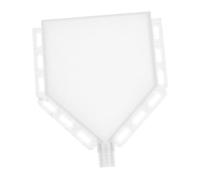 ORFOFE Bac de Récupération en Plastique pour Éviter Blocages pour Climatiseur Extérieur Trou de 1,5cm, Bac de Récupération des Égouttoirs Sol et Performance Résistante aux Intempéries