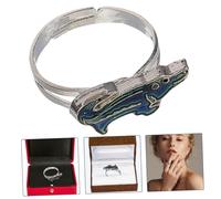 ORFOFE Bague Changement Femme Ajustable Anneau Couleur Changeante Selon Température et Émotion Accessoire Unique pour Fête Cadeau Original et Mode