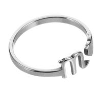 ORFOFE Bague Femme Ouverte Réglable Scorpion Acier Inoxydable Anneau Décoratif Élégant et Confortable Astrologie Mode pour Cadeau et Usage Quotidien