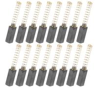 ORFOFE Balais de Charbon pour Moteur de Machine à Coudre Noir, 20pcs, Surface Lisse sans Bavure, Pièces de Rechange pour Moteur Électrique Domestique