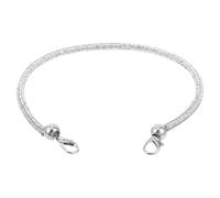 ORFOFE Bandoulière Courte à Strass pour Paquet à Main 60 CM Chaîne Argentée Décorative avec Fermoir Mousqueton Bandoulière de Rechange Élégante pour Paquet Femme Compatible Cabas