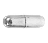 ORFOFE Barre D'agitation Magnétique Tige D'agitation Magnétique Robuste en Acier Inoxydable Argenté Effet pour Laboratoire et Recherche Scientifique Réutilisable