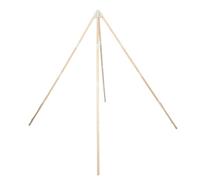 ORFOFE Barres de Support Bois pour Tente Garçon Fille Arceaux Bois pour Structure de Cabane de Jeux Poteaux Ronds pour Tente Garçon Fille Supports Triangulaires de Rechange