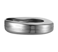 ORFOFE Bassin de Lit en Acier Inoxydable sans Couvercle Portable et Léger Ergonomique pour Patients Alités et Personnes Âgées Usage Nocturne à Domicile Établissement de Santé