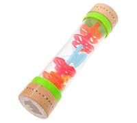 ORFOFE Bâton de Pluie Musical Créatif pour Garçon Fille Éducatif Précoce avec Perles Sonores Reproduit Le Son de la Pluie pour Développer l'Intérêt Musical des Tout-Petits